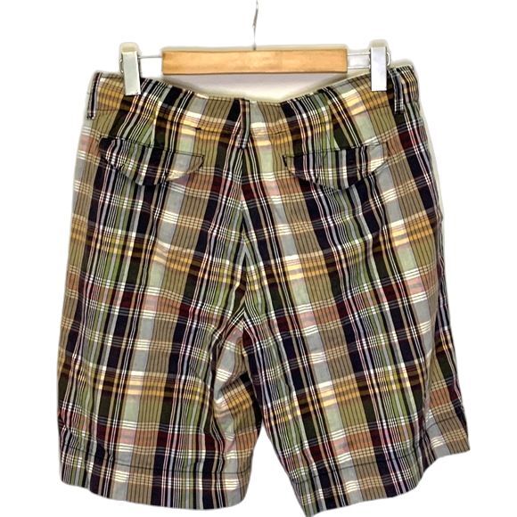 Polo Ralph Lauren Multicolored Plaid Flat Front 10" Inseam Bermuda Shorts Sz 32 - Picture 2 of 15